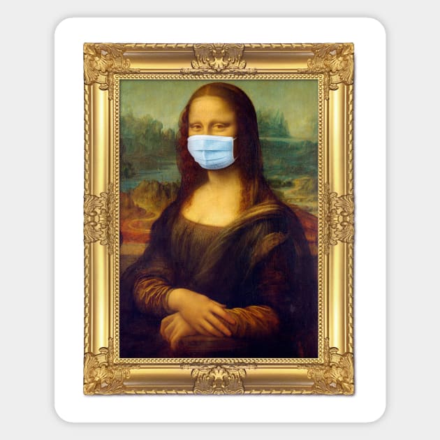 Qarantine Monalisa Sticker by RafaRodrix